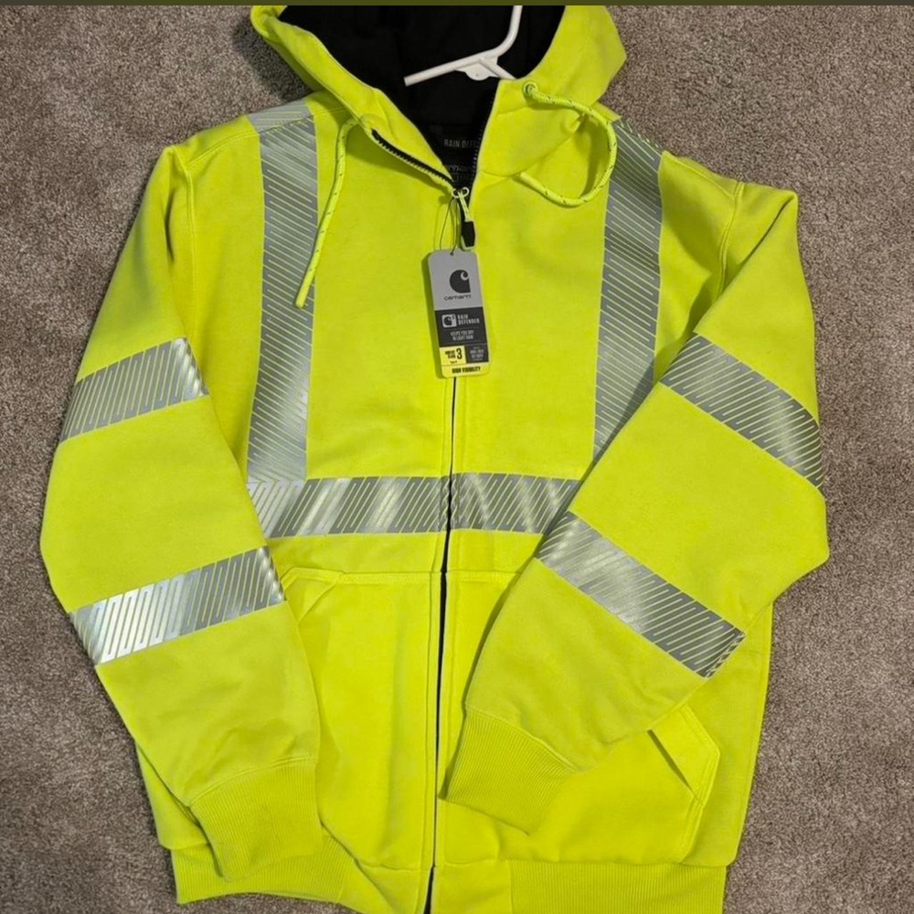 Carhartt High Visibility Rain Defender Zip Up